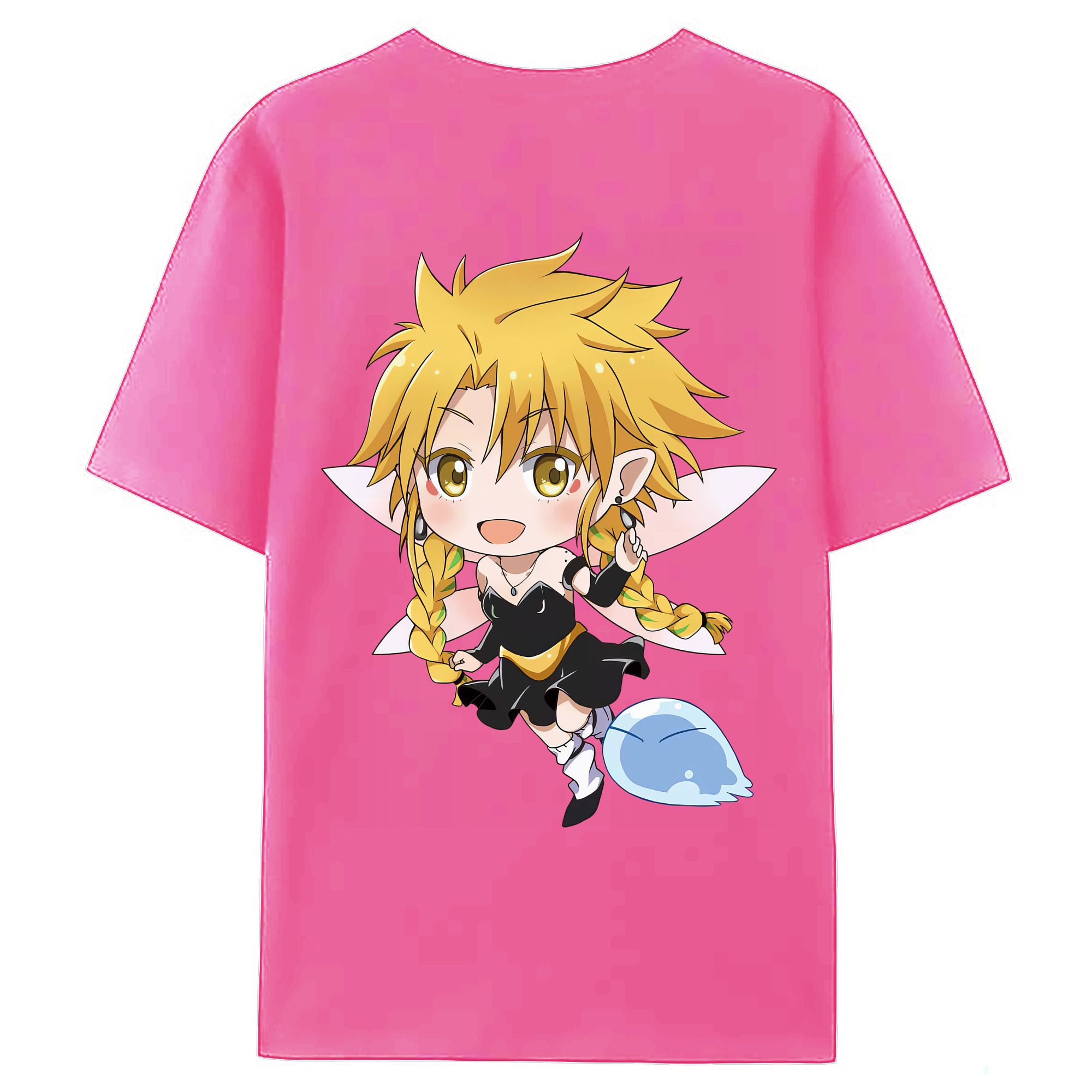 （画像用） 転スラ Regarding Reincarnated to Slime レディース半袖Tシャツ(バックプリント)